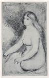 PIERRE-AUGUSTE RENOIR Baigneuse assise.